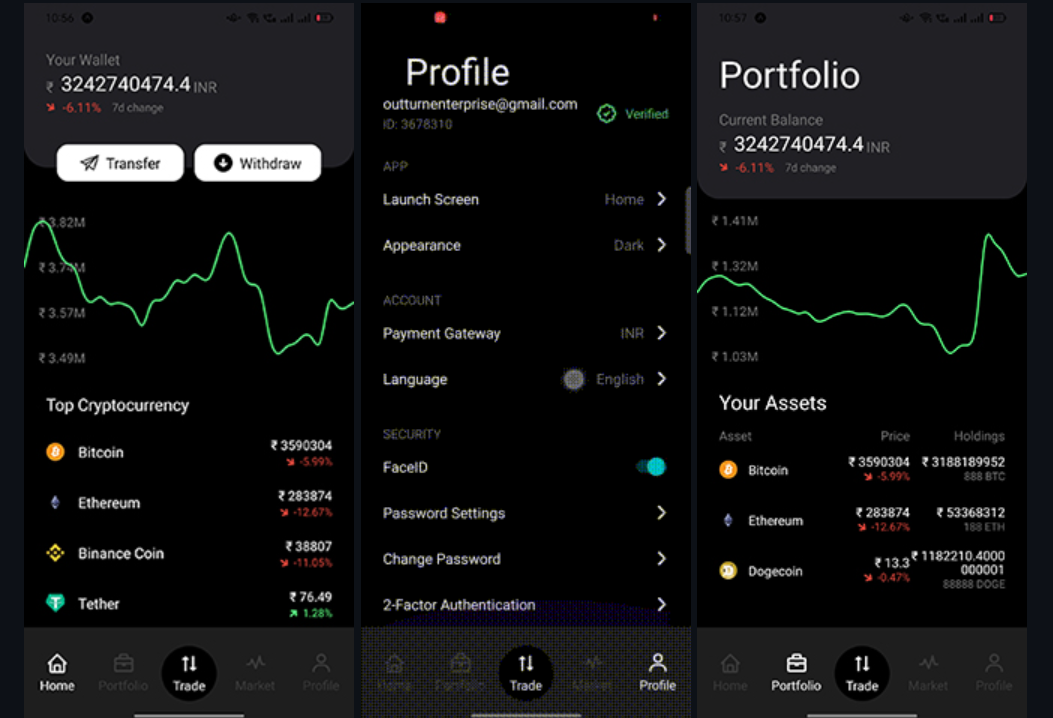 Outturn - Track your Crypto Investment
